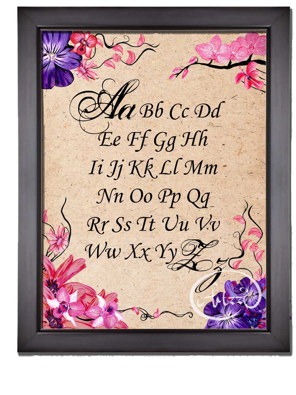 flower alphabet